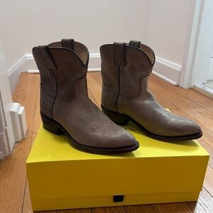 Frye Brown Ankle Boots